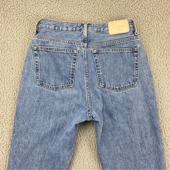 Everlane Women's The 90's Checky Straight Fit Cropped Jeans   |  Size:  25 - Picture 5 of 14